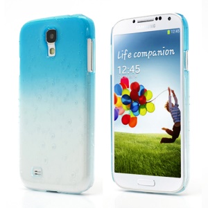 Water Drop Raindrop Back Case Cover for Samsung Galaxy S IV S4 i9500 i9505 - Baby Blue