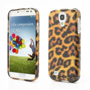 Brown Leopard Detachable 2 in 1 Hard Snap-On Case for Samsung Galaxy S IV i9500 i9505