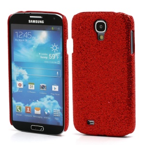 Glittery Sequins Hard Protective Case for Samsung Galaxy S IV S 4 i9500 i9502 i9505 - Red