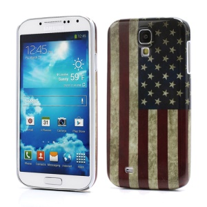 Retro Flag of United States Plastic Case for Samsung Galaxy S IV S 4 i9500 i9505