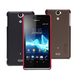 Nillkin Super Matte Hard Case Cover for Sony Xperia V LT25i + LCD Flim