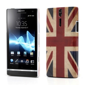 Vintage Union Jack Flag Hard Protective Case for Sony Xperia S LT26i LT26a Nozomi