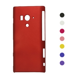 Rubberized Plastic Hard Case for Sony Xperia acro S LT26w