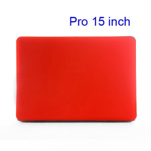 15" 15.4" MacBook Pro Crystal Full Body Case Cover (A1286 Old Model) - Translucent Red
