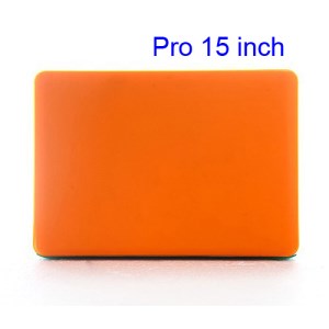 15" 15.4" MacBook Pro Crystal Full Body Case Cover (A1286 Old Model) - Translucent Orange
