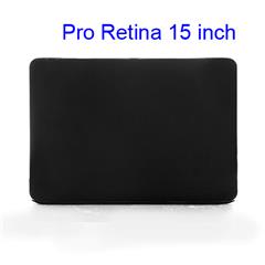 Crystal Protective Case Cover for Apple MacBook Pro 15.4 inch with Retina Display (A1398) - Black
