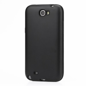 Silicone and Aluminum Hybrid Case for Samsung Galaxy Note 2 / II N7100 - Black