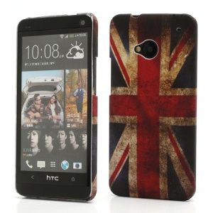 Vintage Union Jack UK Flag Hard Case Shell for HTC One M7 801e
