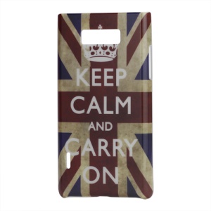 Vintga UK Flag Hardened Hard Shell Case for LG Optimus L7 P700 P705