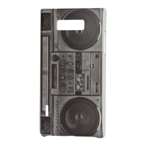 Retro Radio Pattern Tough Hard Shell Case for LG Optimus L7 P700 P705