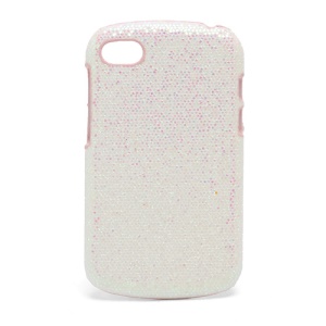 Glittery Sequins Hard Protective Case for BlackBerry Q10 - Light Pink