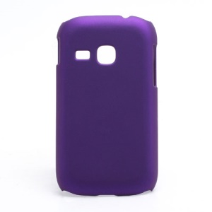 Rubberized Matte Hard Case Cover for Samsung Galaxy Young S6310 - Purple