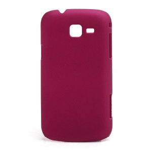 Slim Rubber Matte Hard Case Cover for Samsung Galaxy Trend II Duos S7572 S7570 - Rose