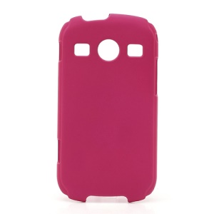 Rubberized Hard Plastic Case Cover for Samsung S7710 Galaxy Xcover 2 - Rose