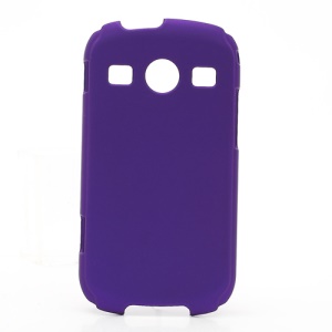 Rubberized Hard Plastic Case Cover for Samsung S7710 Galaxy Xcover 2 - Purple