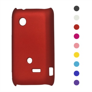 Rubberized Hard Plastic Case for Sony Xperia tipo ST21i ST21a Tapioca