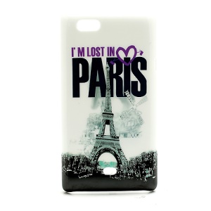 Paris Eiffel Tower Glossy Hard Case for Sony Xperia Miro ST23i ST23a