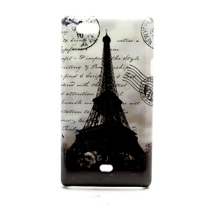 Sony Xperia Miro ST23i ST23a Hard Case Paris Eiffel Tower Postcard
