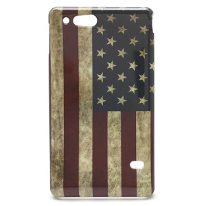 Retro American Flag Hard Cover Case for Sony Xperia Go ST27i ST27a