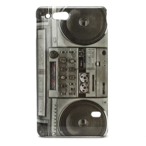 Vintage Radio Cassette Tape Recorder Player Hard Case for Sony Xperia Go ST27i ST27a