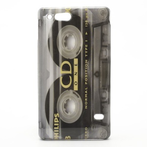 Nostalgic CD Tape Hard Case Cover for Sony Xperia Go ST27i ST27a