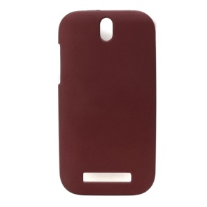 Rubberized Hard Plastic Case Shell for HTC Desire SV T326e - Red