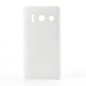 Frosted Rubberized Hard Case for Huawei Ascend Y300 U8833 - White