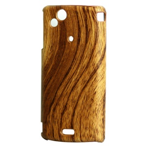 Vivid Wood Grain Hard Plastic Case Cover for Sony Ericsson X12/Anzu/ XPERIA Arc/Arc S LT18i