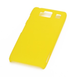 Rubberized Phone Protector Hard Case for Motorola RAZR HD XT925 XT926 - Yellow