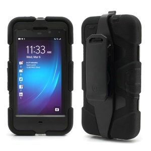 Griffin Survivor Military Duty Case with Belt Clip for BlackBerry Z10 - Black