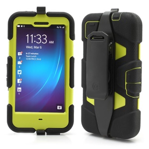 Griffin Survivor Military Duty Case with Belt Clip for BlackBerry Z10 - Green / Black