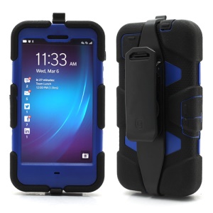 Griffin Survivor Military Duty Case with Belt Clip for BlackBerry Z10 - Dark Blue Blue / Black