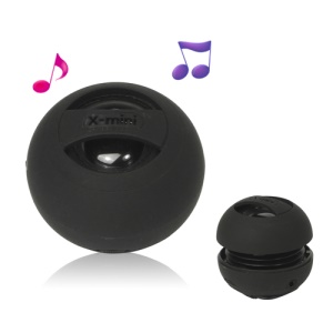 Mini Hamburg Capsule Speaker for iPhone iPod MP4 MP3 PC - Black