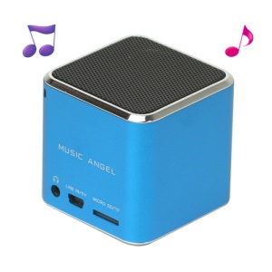 Original Music Angel JH-MD06 Micro SD TF Card Mini Digital Speaker - Blue