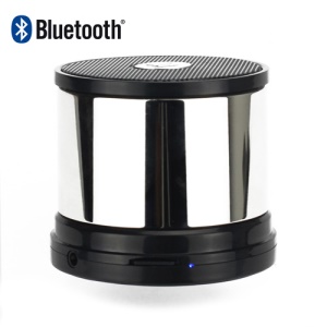 Portable Rechargeable Wireless Speaker Bluetooth Hands Free Calls - Silver