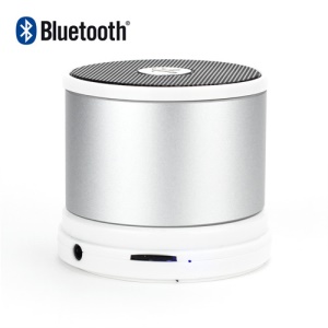 Portable Rechargeable Wireless Speaker Bluetooth Hands Free Calls - Grey