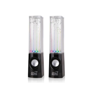 Creative ATake Water Dance Fountain Speaker for iPhone iPad iPod Mac PC MP3 MP4 - Black