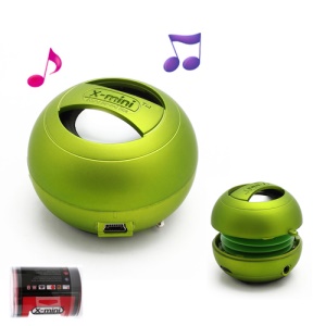 Mini Hamburg Capsule Speaker with Exquisite Package for iPhone iPod MP4 MP3 PC - Green