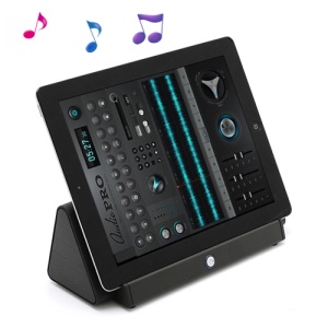 Magic Interactive Interaction Audio Amplifying Wireless Speaker for Tablet PC - Black