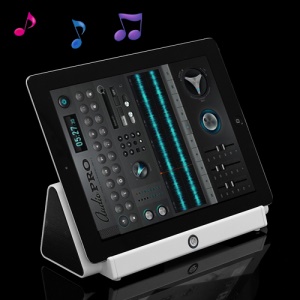 Best Core Magic Wireless Interactive Audio Amplifying Speaker for Tablet PC - White (Model: BC-328)