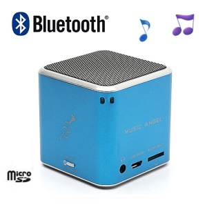 JH-MD06BT Music Angel Portable Stereo Bluetooth Speaker TF Card for iPhone iPod Smartphone - Blue
