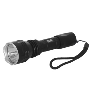 GuoLin GL-K56 CREE XM-L T6 LED Flashlight Torch + 18650 Battery + Charger - Black