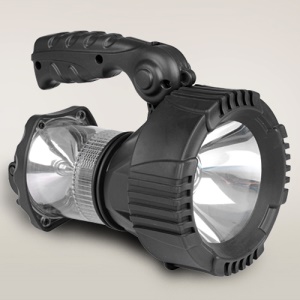 2 in 1 AC Rechargeable 3W 1-LED Spotlight Searchlight + Camping Lamp ZK-L-2133