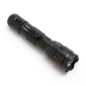 WF-502B T6 LED Bulb Focus Black Flashlight Torch
