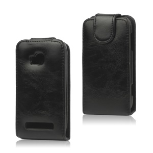 Glossy Leather Flip Case Cover for Nokia Lumia 710 T-Mobile Sabre