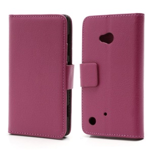 Folio Leather Wallet Case Cover w/ Stand for Nokia Lumia 720 - Rose