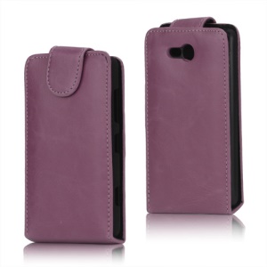Crazy Horse PU Leather Case Cover for Nokia Lumia 820 - Pink