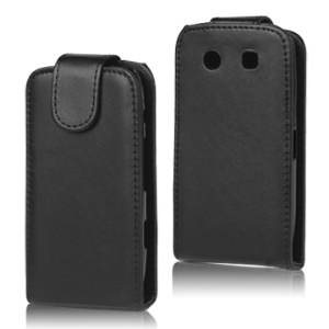 Vertical Leather Case with Magnetic Flip for BlackBerry Torch 9860