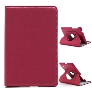 360 Degree Rotary Litchi Leather Case Stand Cover for Acer Iconia Tab B1-A71 - Rose