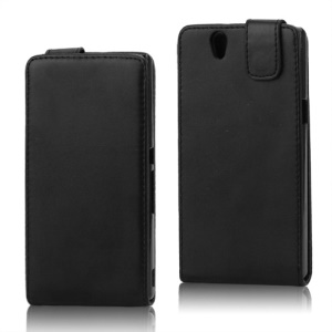 Vertical Flip Leather Case Cover for Sony Xperia Z L36h Yuga C6603